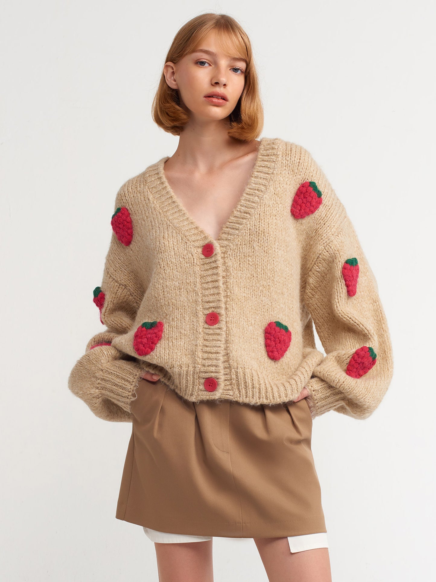 Strawberry Cardigan