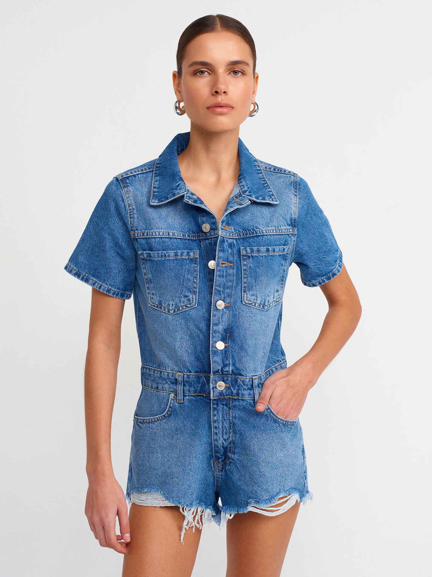 Denim Playsuit