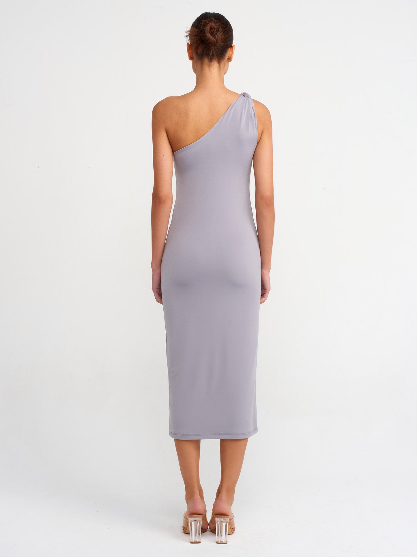 One Shoulder Midi Dress