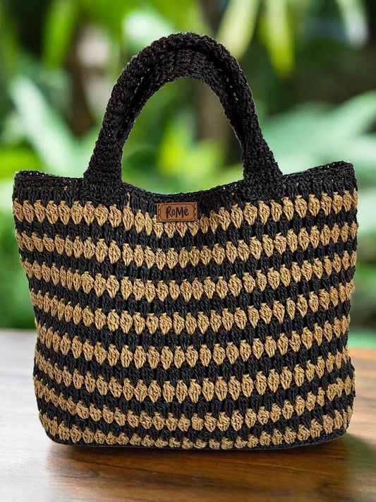 Handmade Straw Tote Bag