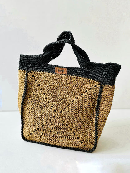 Handmade Square Straw Bag