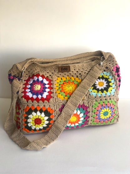 Handmade Granny Square Bag