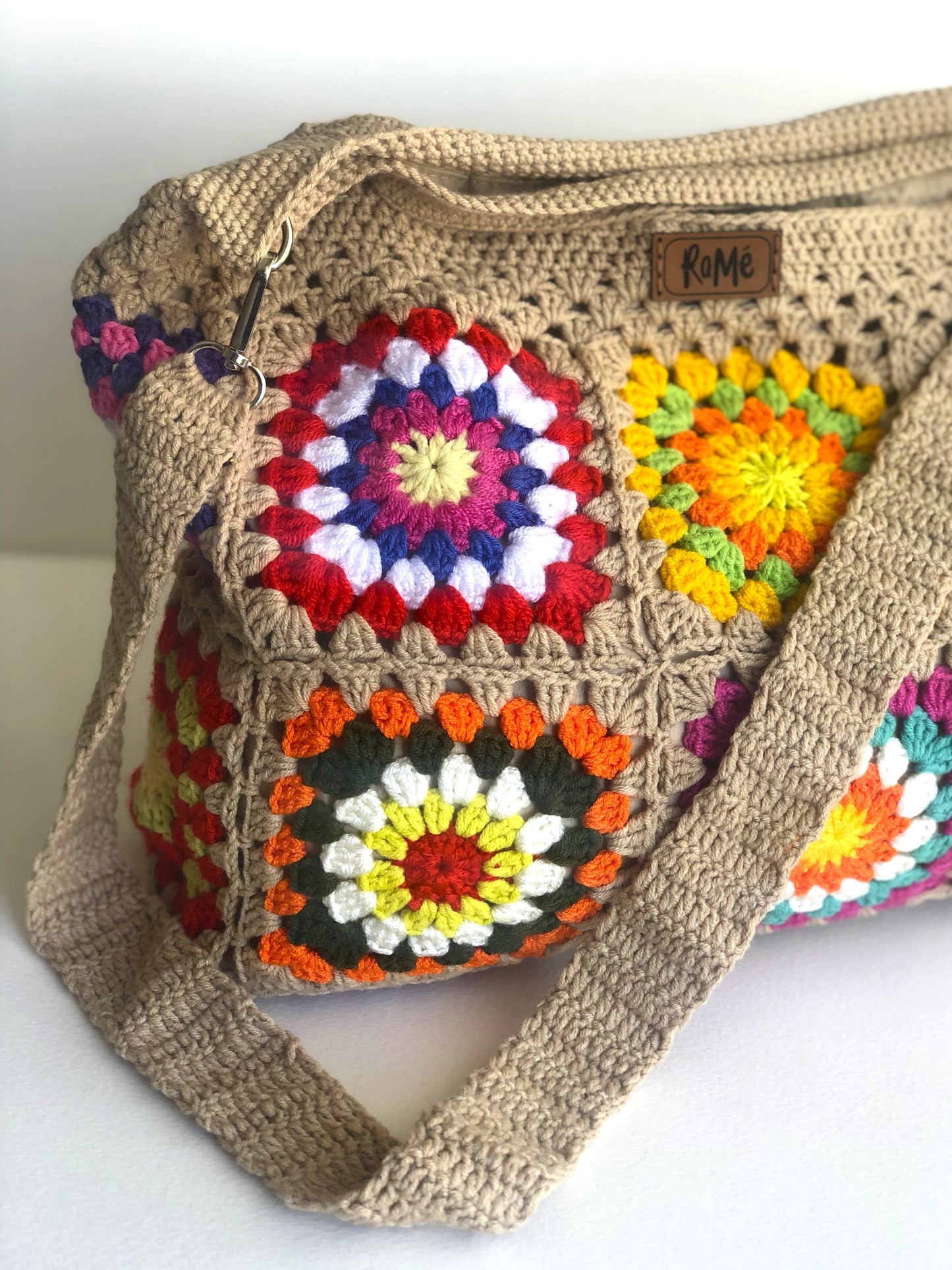 Handmade Granny Square Bag