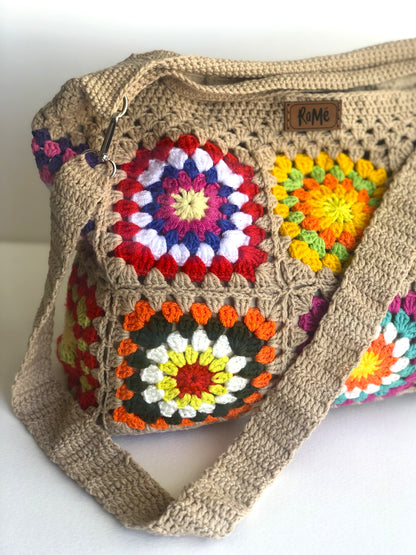 Handmade Granny Square Bag