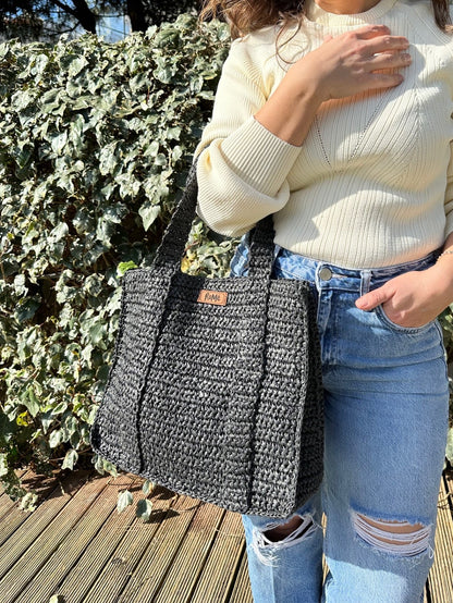 Handmade Black Swan Bag