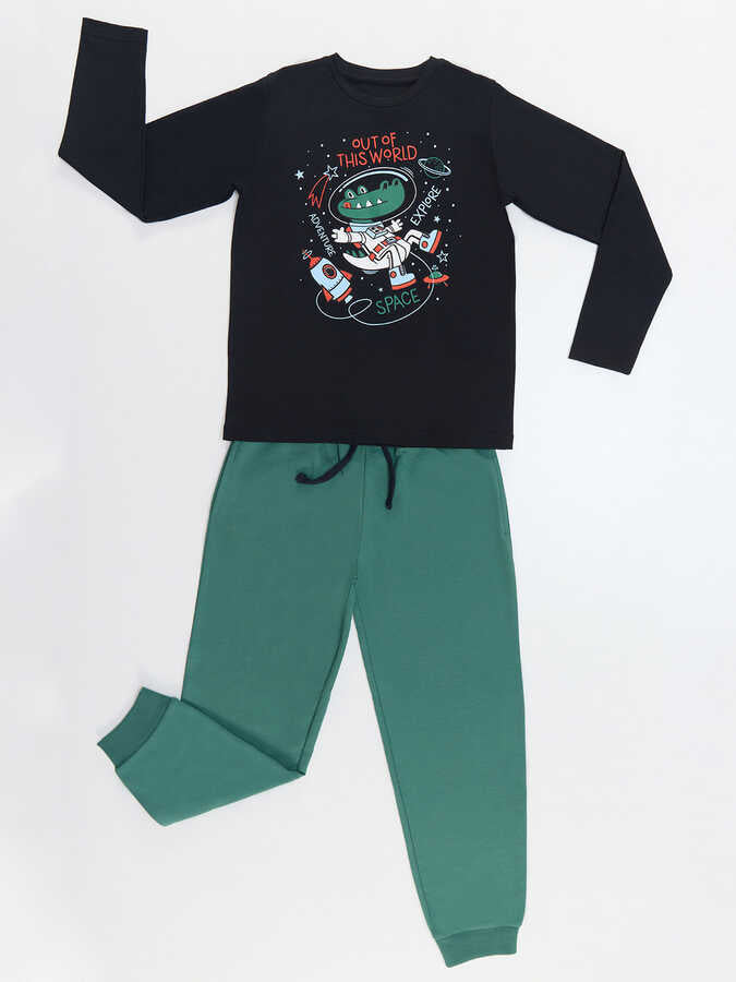 Astronaut Croc Tracksuit Set - Kids