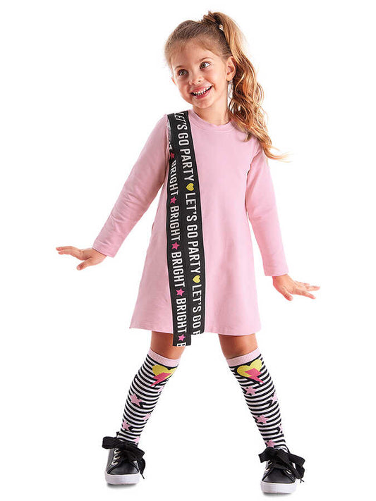 Sash Dress & Matching Socks - Kids