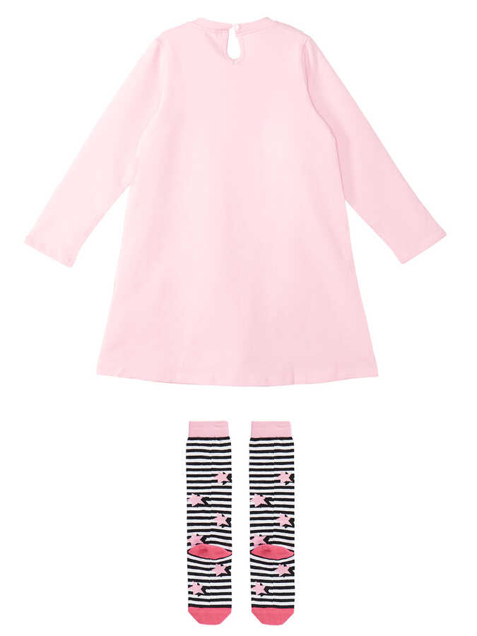 Sash Dress & Matching Socks - Kids