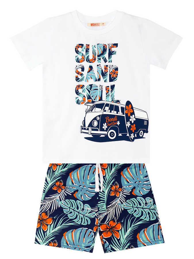 Surf T-shirt & Shorts Set - Kids